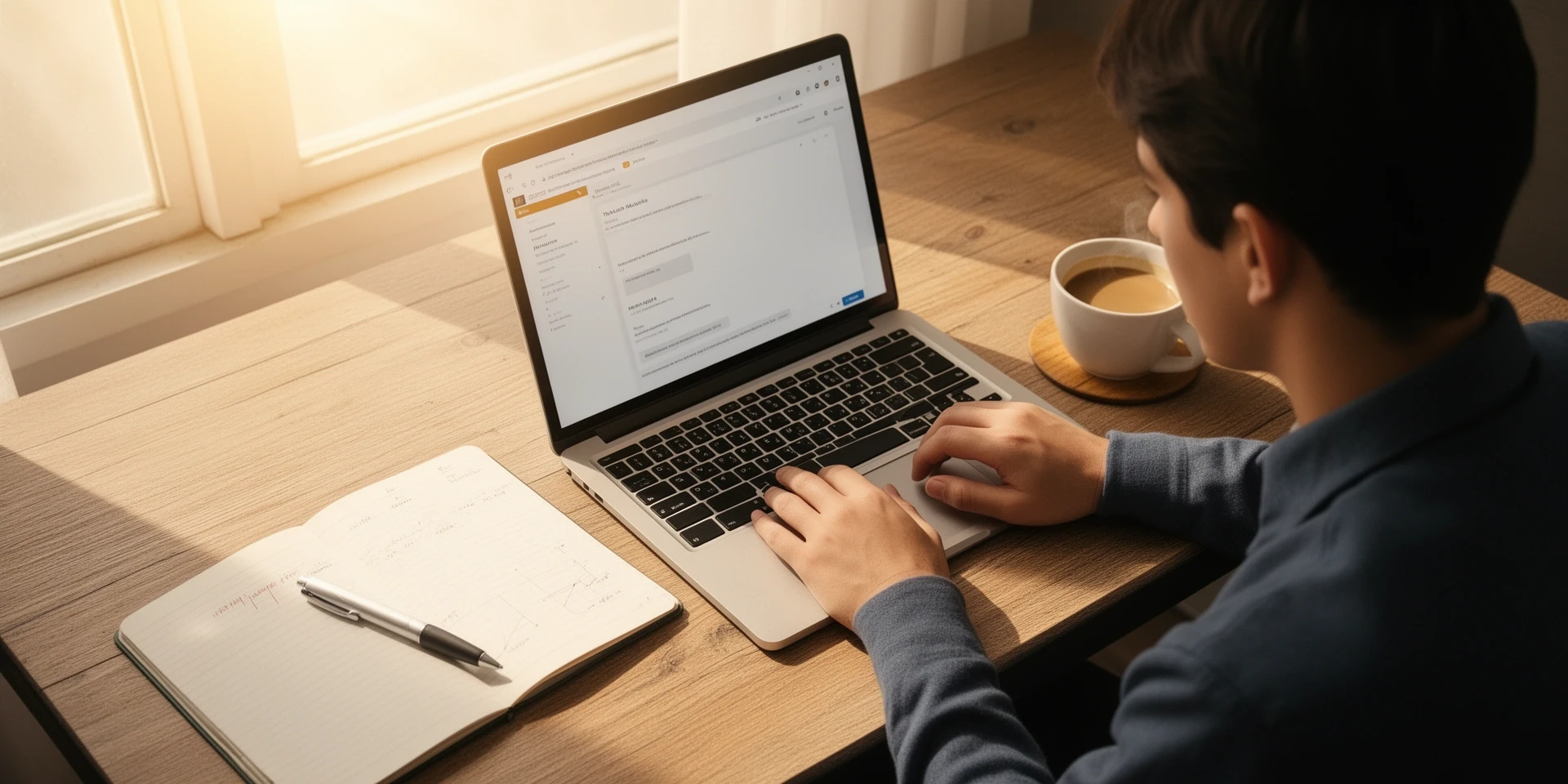 Online-Kurs Weiterbildung am Laptop